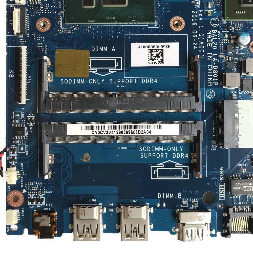 Материнская плата для ноутбука DELL 5567 5767 строительная 0KFWK9 KFWK9 I7-7500U процессор R7 M440 4
