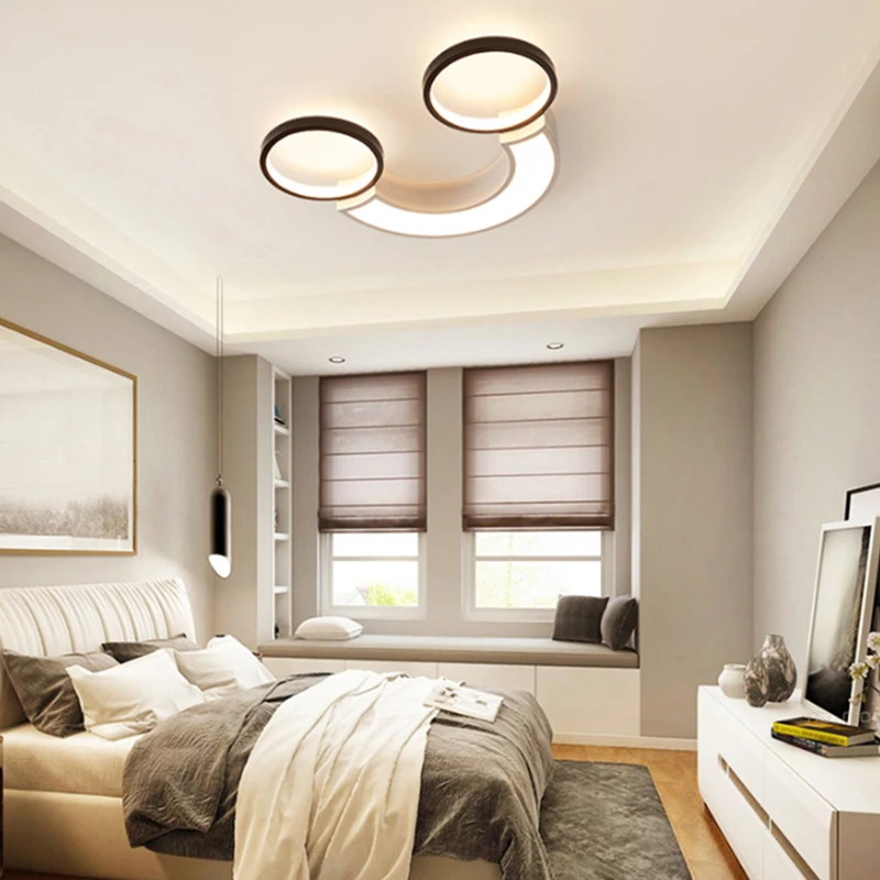 Современные светодиодные потолочные лампы лампа для гостиной спальни AC85 265V lamparas