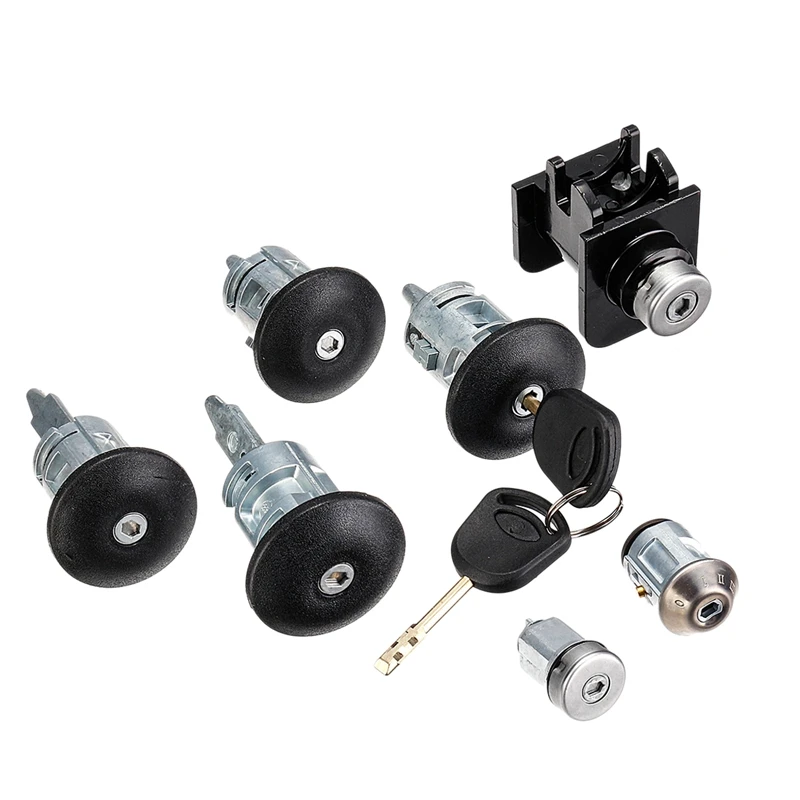 7Pcs Car Barrel Door Locks Keys Set 4359018 1C1A-V22050-Ba for FORD TRANSIT Mk6 2000 2001 2002 2003-2006 | Автомобили и мотоциклы