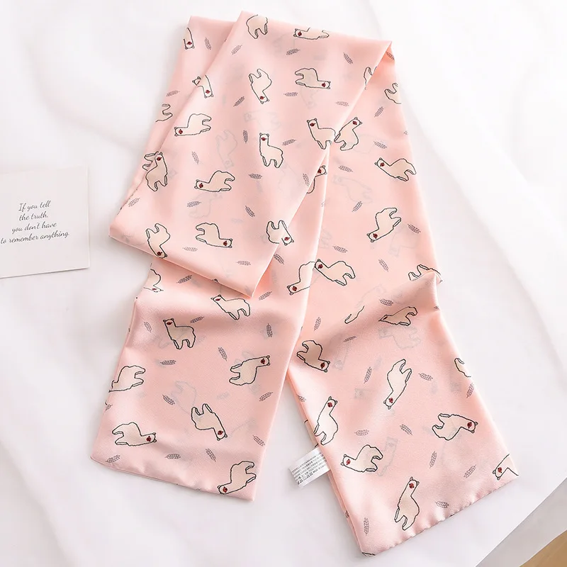 Роскошный женский шарф сумка с принтом &quotовечки&quot шелковый модный головной