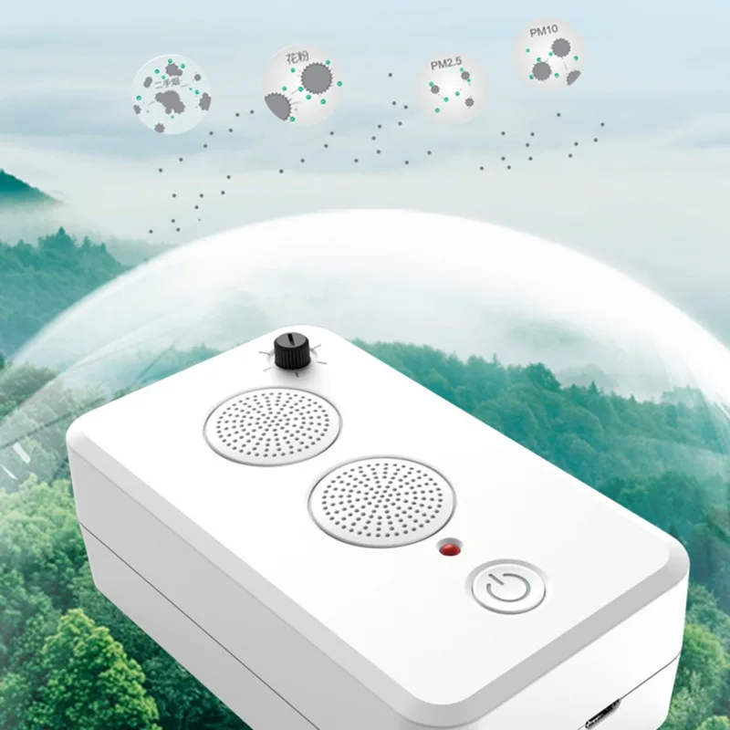 

Elegant, excellent and beautiful mini air purifier, reusable, durable, short charging time, but very powerful, small free space