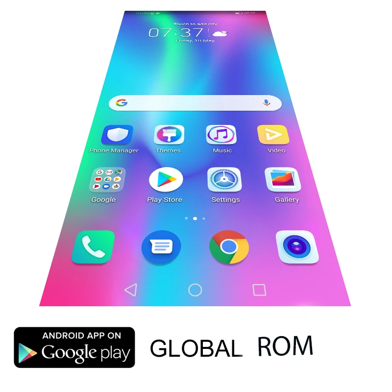 Google Play Honor 9X4 GB 64GB смартфон 6 59 ''полноэкранный Kirin 810 4000mAh 48MP фронтальная