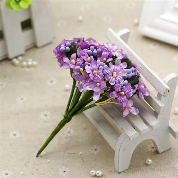 1 5 см искусственная ткань Babybreath цветы шелк персик фотоэлемент для рукоделия