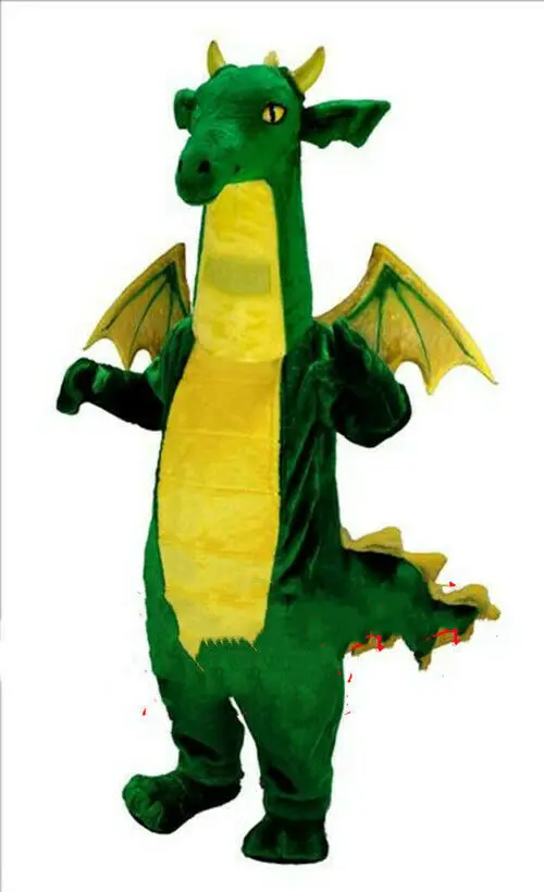 Dragon Plush Fursuit Dinosaur Mascot Costume for Christmas Cosplay Fancy Party Outfits Carnival Adults Size Free Shipping