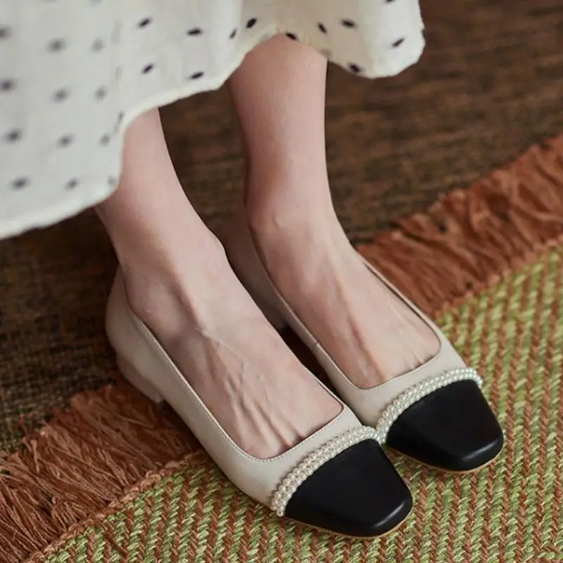 

KemeKiss Size 33-40 Flat Shoes Women Mixed Color String Beads Women Shoes Elegant Fashion Ladies Shoes Footwear