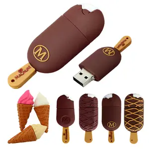 5 Styles Cute Chocolate Ice cream Pendrive Usb Flash Drive Pen Drive 4GB 8GB 16GB 32GB Memory Stick USB 2.0 Helados U Disk Flash