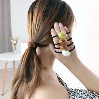 new korea women hair ropes temperament hair bands elastic rubber band ponytail holder gum for hair ties scrunchies hairband
