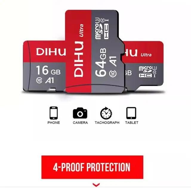 Dihe DIHU 32/64GB карта памяти, micro SD карта, tf-карта