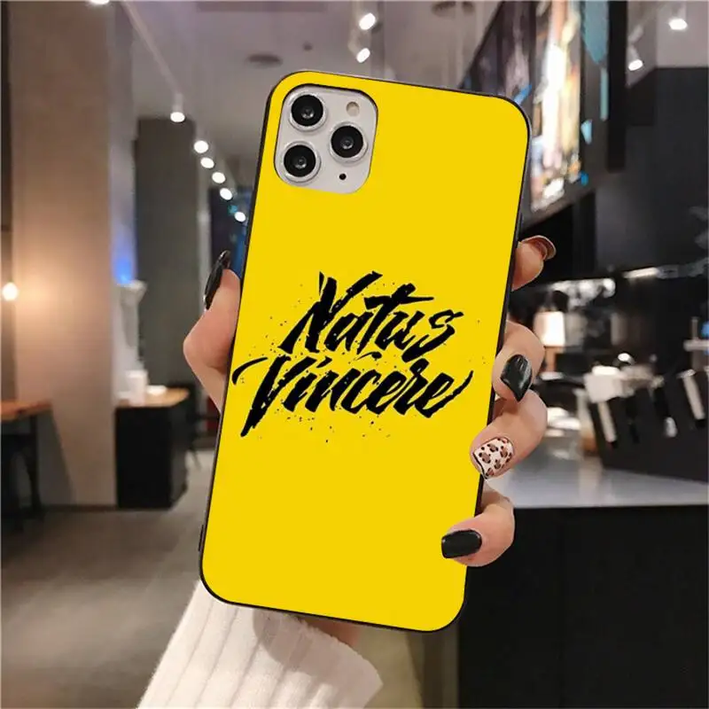 Черный мягкий чехол natus vincere navi для iPhone 11 pro XS MAX 8 7 6 6S Plus X 5S SE 2020 XR|Бамперы| |
