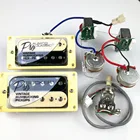 1 Набор LP Стандартный ProBucker Alnico электрогитара Зебра Humbucker пикапы с Pro жгут проводов для EPI