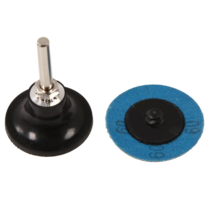 

80Pcs Sanding Discs Set 2 Inch Roloc Quick Change Discs with 1/4 Inch Holder for Die Grinder Surface Strip Grind Polish