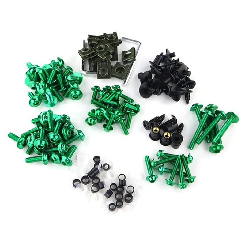 

177Pcs Motorcycle Body Fairing Screw Set for Kawasaki Suzuki Yamaha