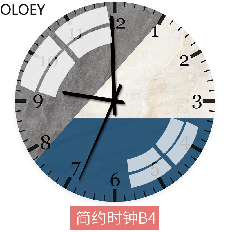 Большие настенные часы для гостиной стеклянная Скандинавская стена спальни