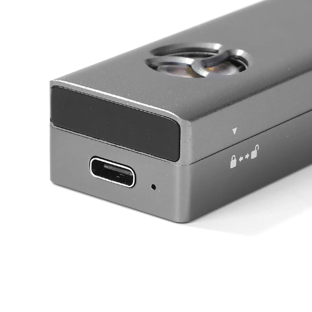 10Gbps USB3.1 Type-C SSD Enclosure Fan External Case M.2 NGFF NVME Box Solid State Drive Adapter 105.5X28X17.5mm