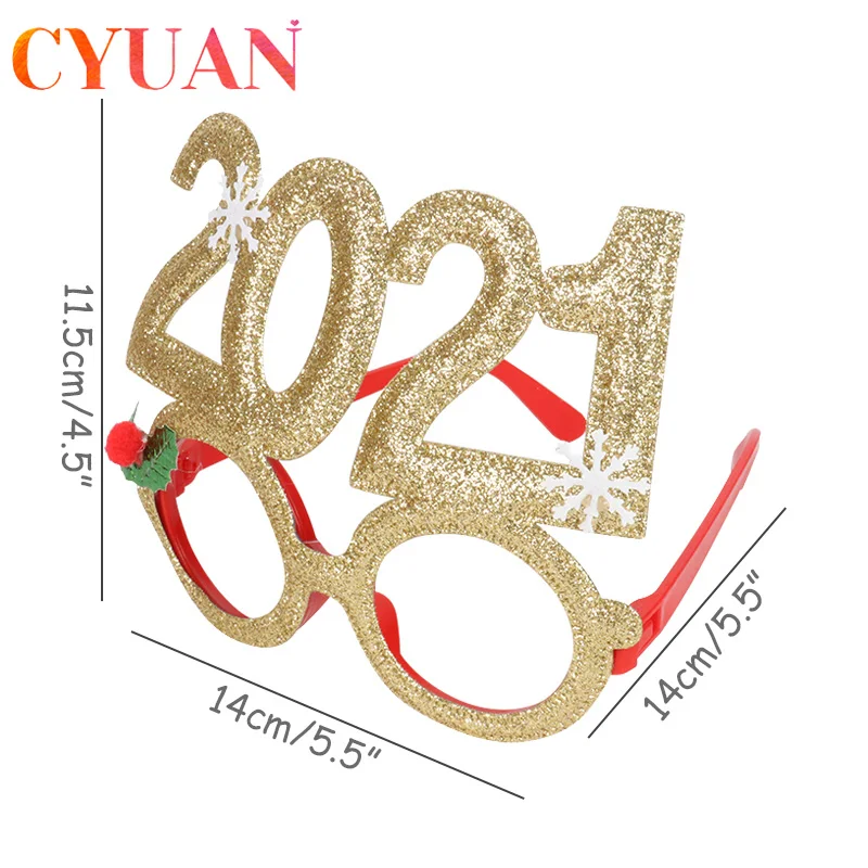 CYUAN 2021 рамка для очков с новогодним декором вечерние украшения дома 2020