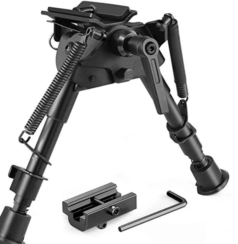 

FireAnt 6-9" Swivel Spring Tactical Bipod For Airsoft Real Firearms Target Shooting