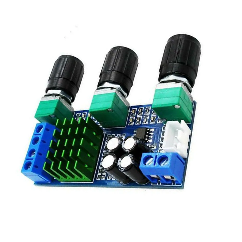 2-канальный стерео цифровой усилитель мощности модуль аудиоплаты 80 Вт x 2 12-24 В