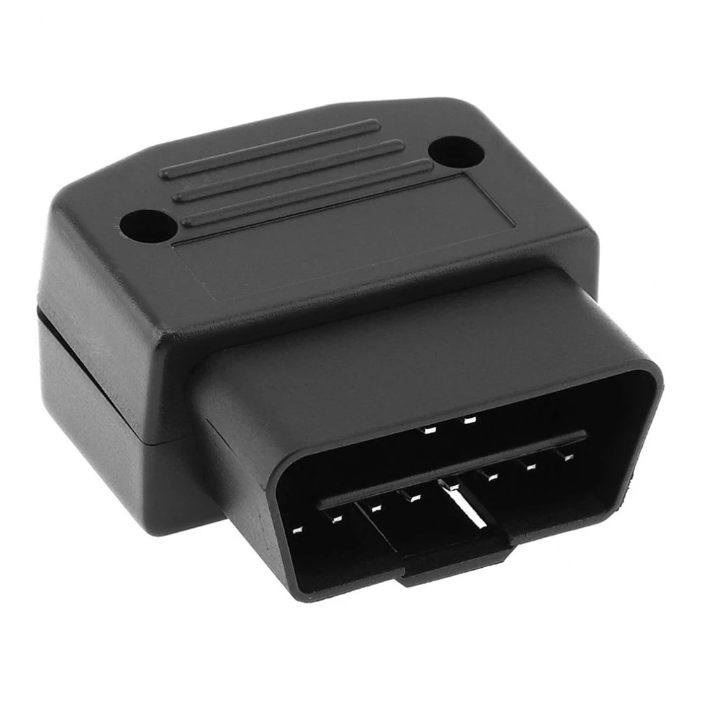 1 шт. Диагностический штекер разъем OBD2 16-pin (папа) коннектор адаптер гнездо OBD-II