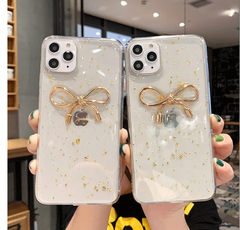 Gimfun мультяшный игровой Жидкий чехол для телефона Iphone 7 6 8 Plus Xr X Xs 11 Pro Max Блестящий Мягкий силиконовый резиновый чехол с медведем