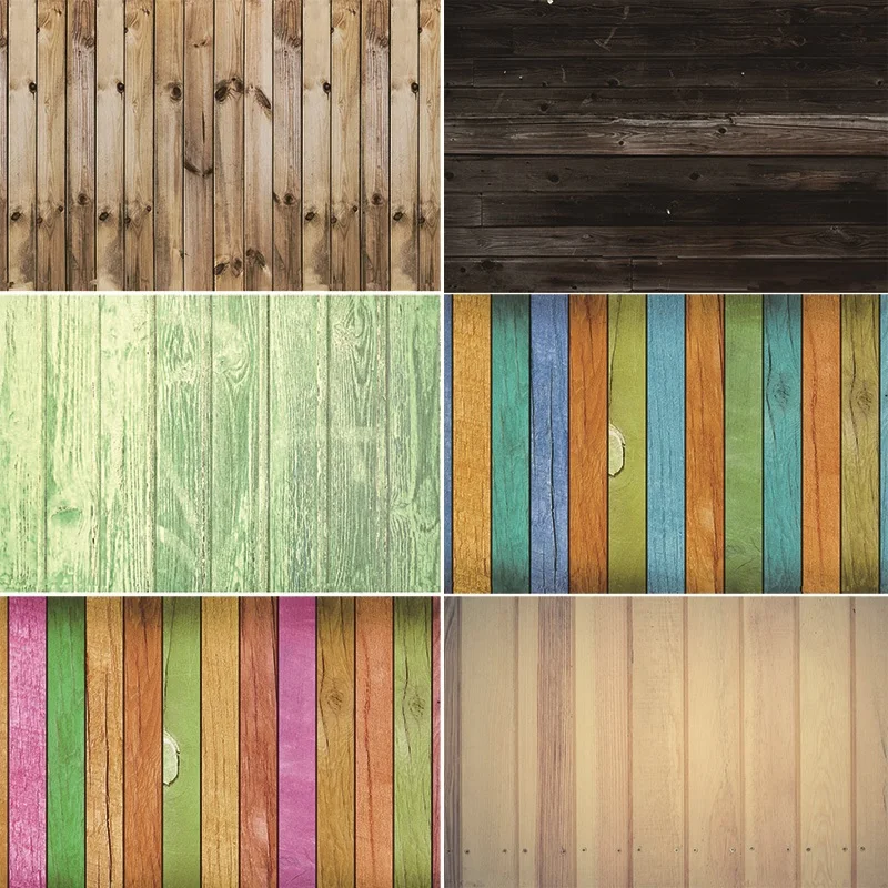 

Vinyl Custom Photography Backdrops Wooden Planks Photography Background 200526HY-01