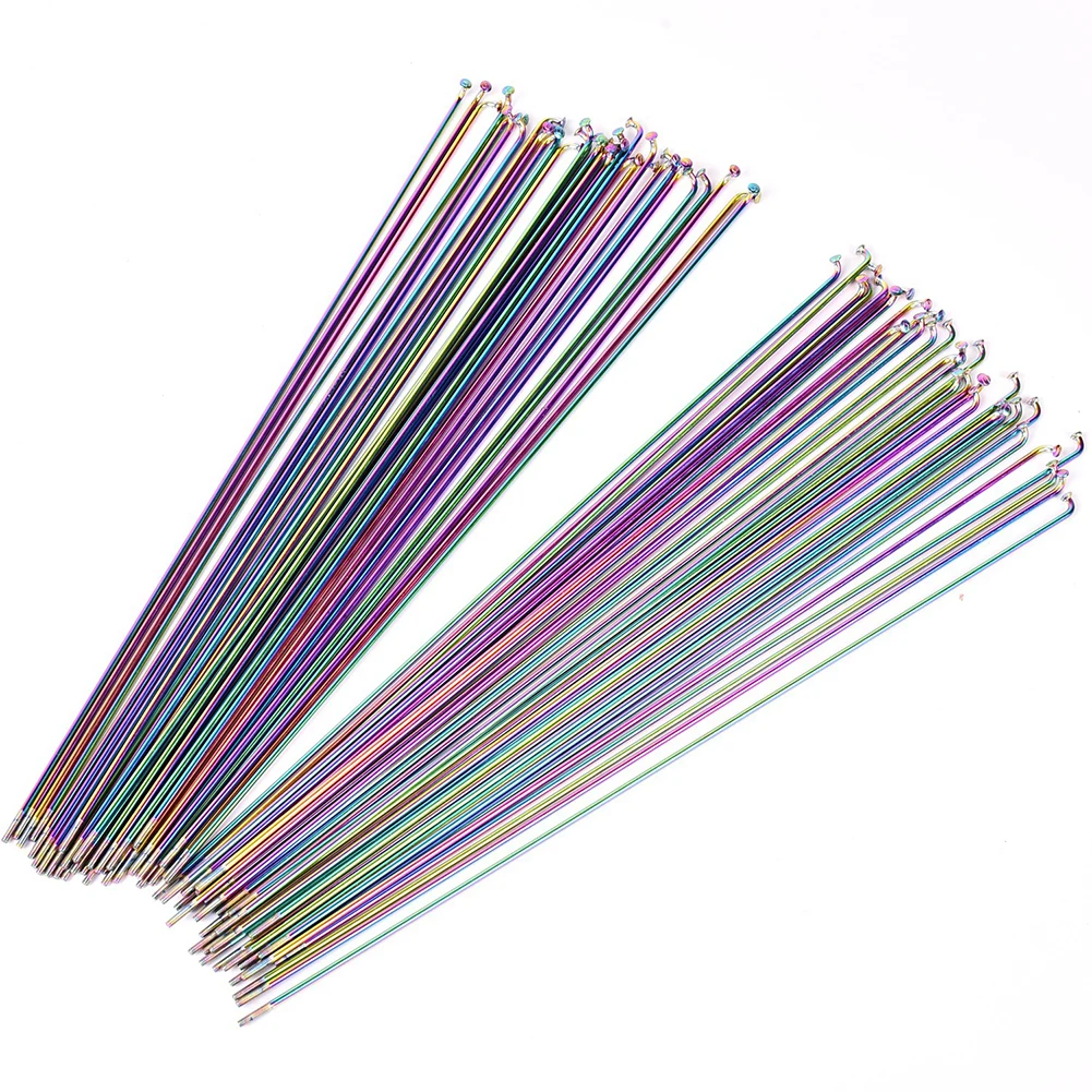 36pcs edelstahl fahrrad speichen mit nippel 257 293mm 14g mtb mountainbike speichen fahrrad komponenten radfahren rad teile free global shipping