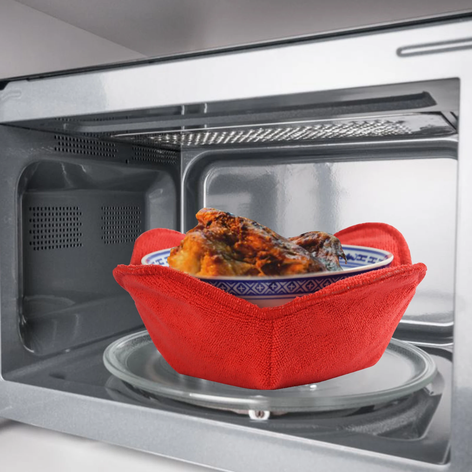 

Multi Color Set Of Microwave Safe Hot Bowl Holder To Keep Your Hands Cool Polyester Sponge Heat Resistant Bowl Cozies