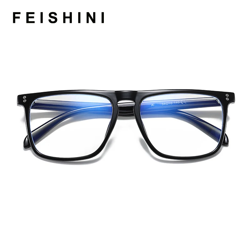 

Feishini Anti Blue Light Glasses Blocking Filter Reduces Business Eyewear Clear Computer Glasses Women Improve Comfort