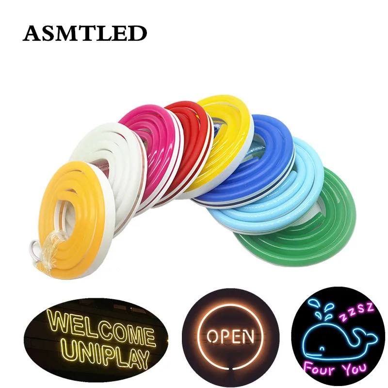 Гибкий светодиодный неоновый светильник с поворотом на 360 градусов для