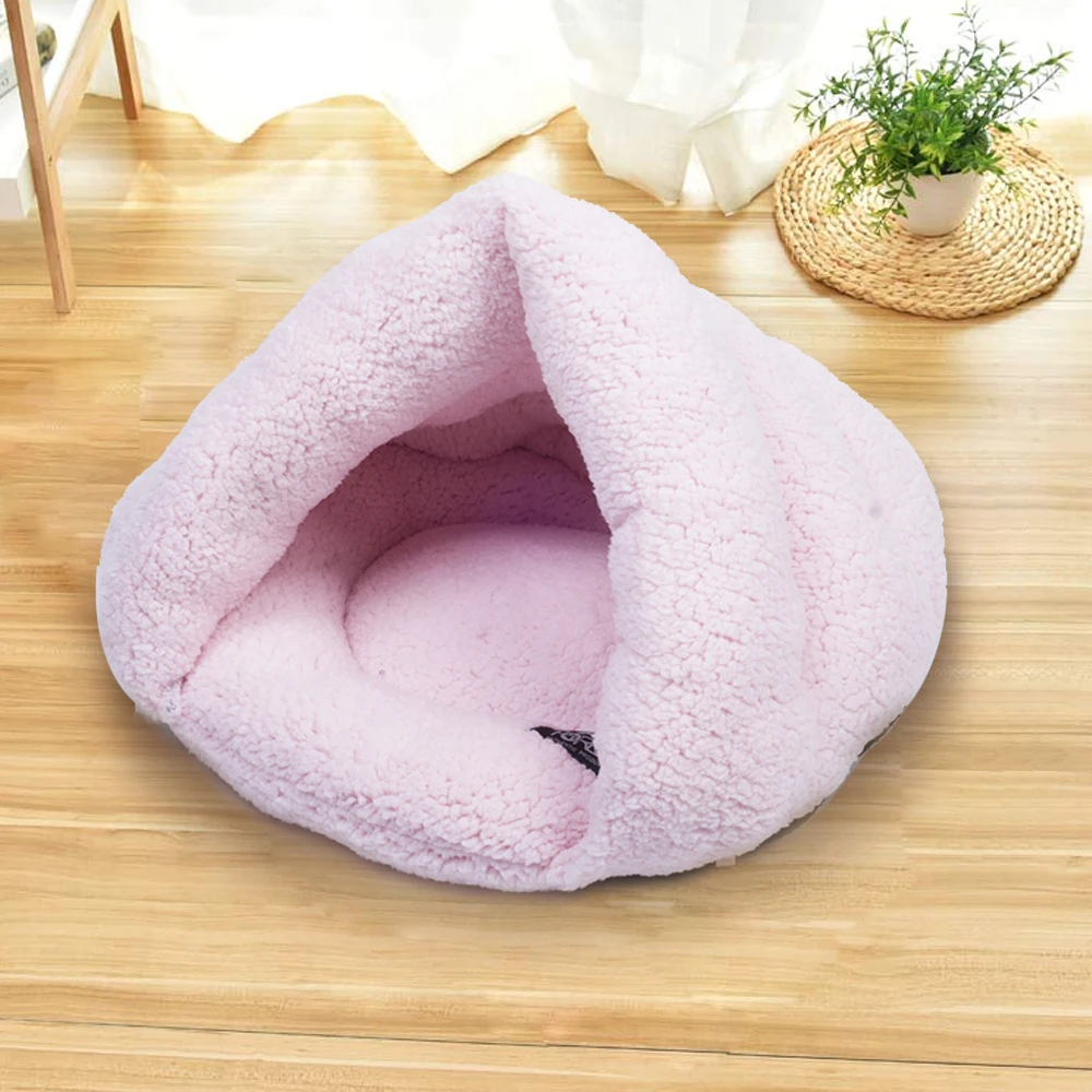 Кошка Кровать Дом пещера кровать корзина дом Котенок Мягкая Уютная домашняя