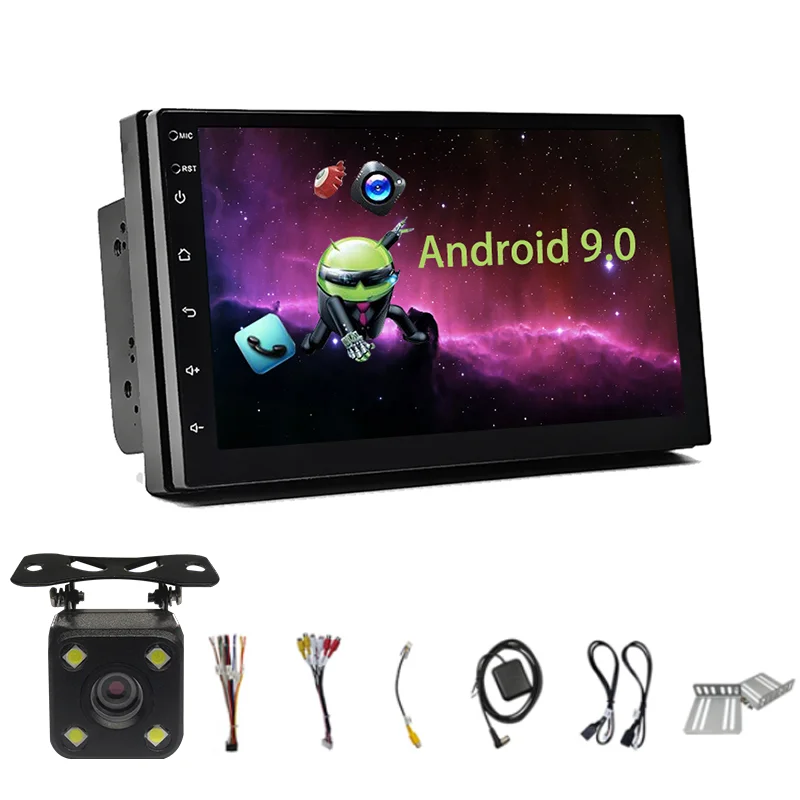 

Универсальная Автомагнитола BF, MP5-плеер на Android 9,0, с 7-дюймовым экраном, 1 ГБ ОЗУ, 16 Гб ПЗУ, типоразмер 2 Din, для Toyota, KIA, Hyundai