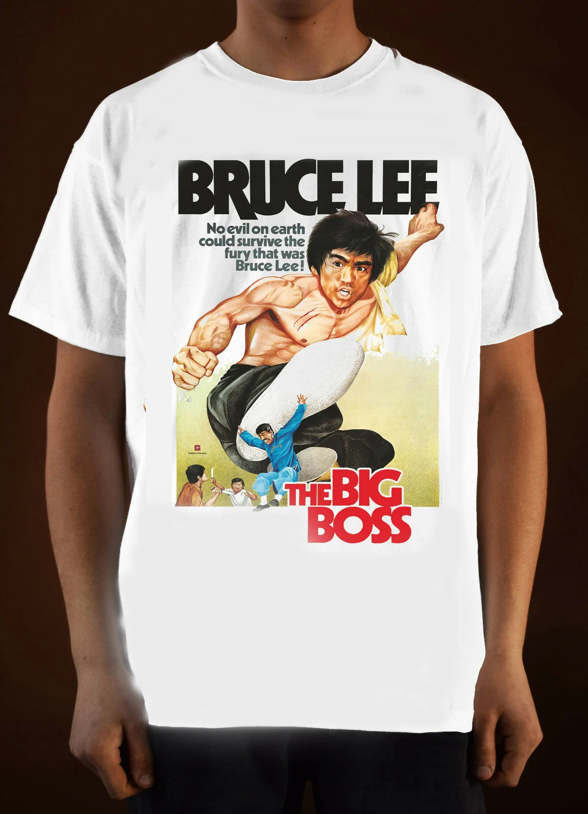 Лето 2019 Брюс Ли большой бас постер фильма Ver футболка Discount скидка Фейеноорд