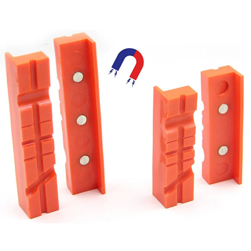 1 пара практичные netic мягкие резиновые металлические тиски защитная лента