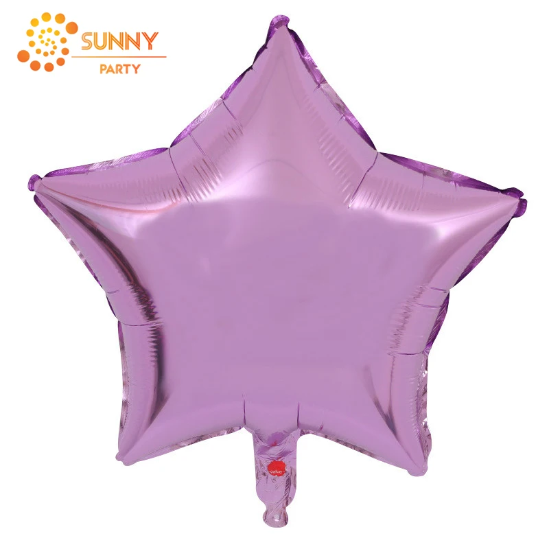 Мечтательный синий фиолетовый цветной латексный шар пентаграмма фольги