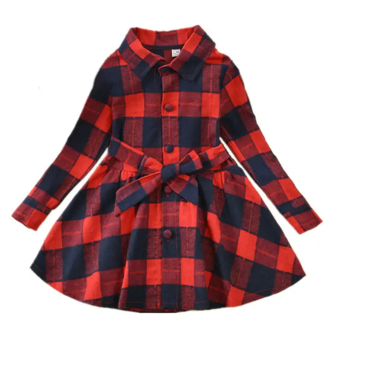 Осень 2020 европейские зимние платья повседневная детская одежда детское
