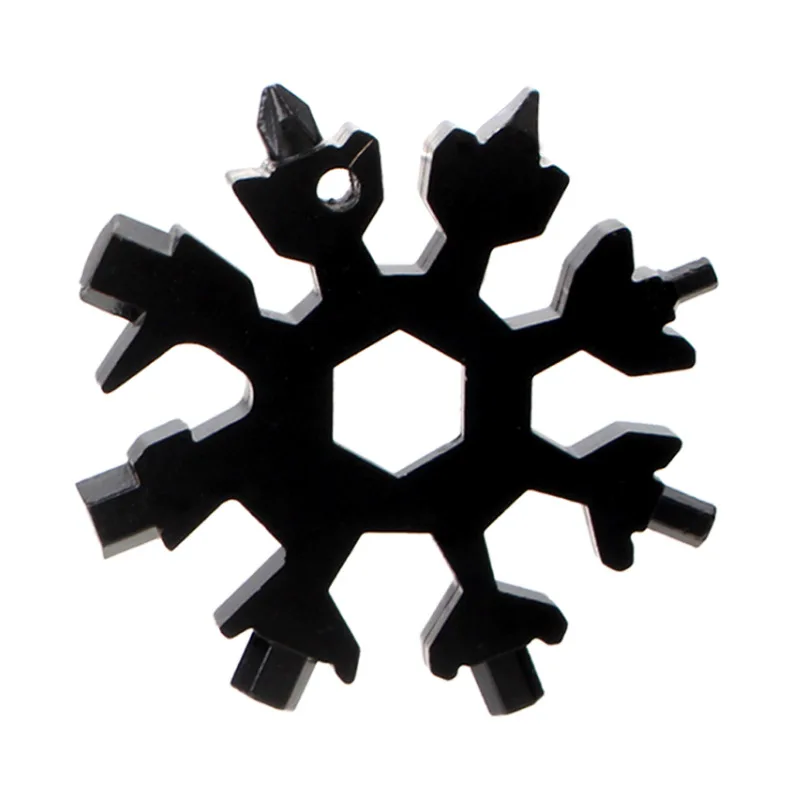 

19 In 1 Universal Portable Hexagonal Octagonal Spanner Tool Snowflake Snow Wrench Tools Multifunction Bottle Opener Screwdriver