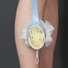 Щетка для ванны с длинной ручкой, двусторонняя