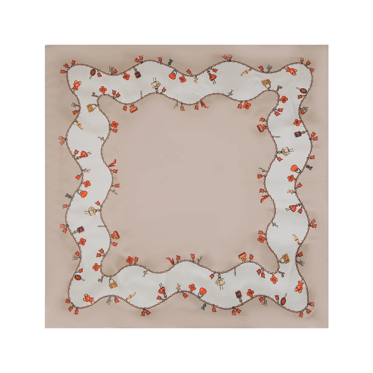 

2020 Luxury Brand Fashion 90cm Bandana Printed Silk Versatile Scarf Women Soft Shawl scarves ladies chiffon hijab