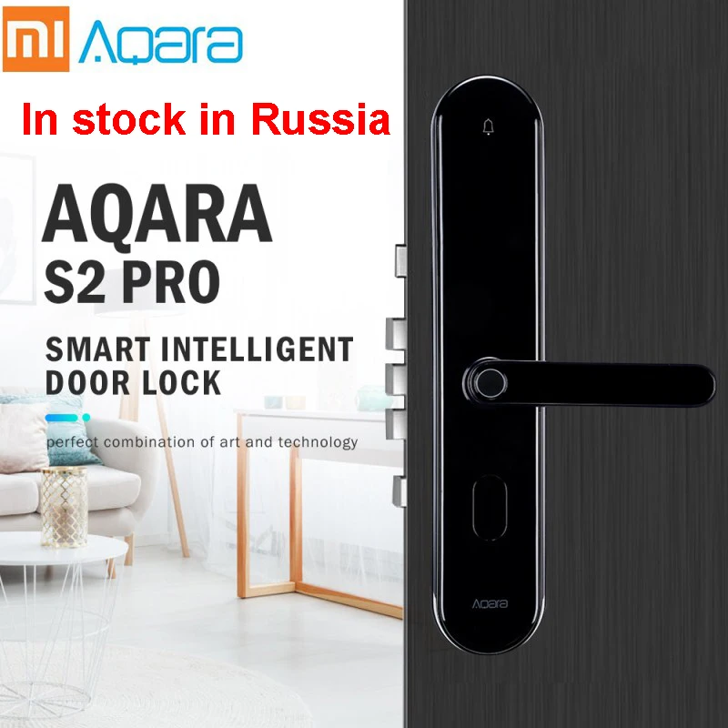 Умный умный дверной замок Xiaomi Aqara S2 Pro с паролем и ключом для разблокировки