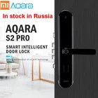 Умный дверной замок Xiaomi Aqara S2 Pro, разблокировка по отпечатку пальца, приложение для контроля конфиденциальности в реальном времени, домашнее устройство