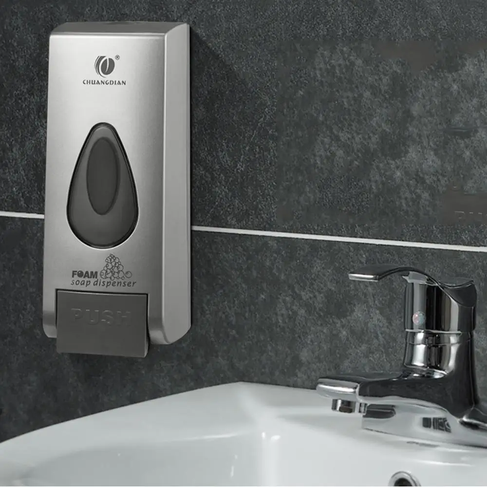 500 мл пены мыло диспенсер с настенным креплением дозатор шампуня для душа