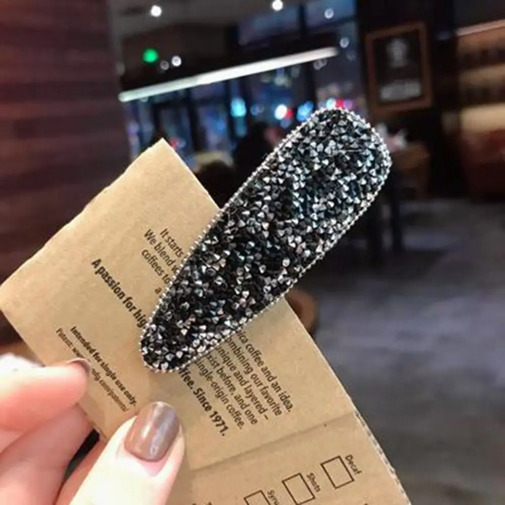 1 шт. квадратная капля Bling хрустальные шпильки для волос головные уборы для женщин девушек Стразы заколки невидимки для волос заколка аксессуары