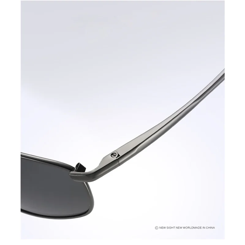 Мужские солнцезащитные очки брендовые прямоугольные в стиле пилота лето 2019 |