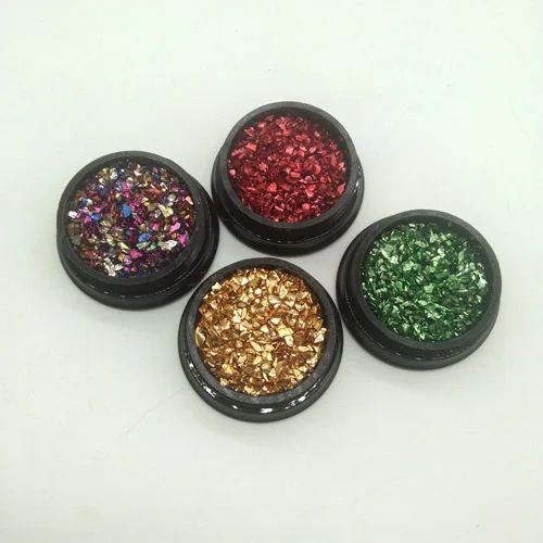 gravel set 2 1 коробка дробленого стекла дизайн ногтей икра бусины нерегулярные гравия стразы для дизайна ногтей маникюр ремесла украшения аксессуары - Цвет: gravel set 2