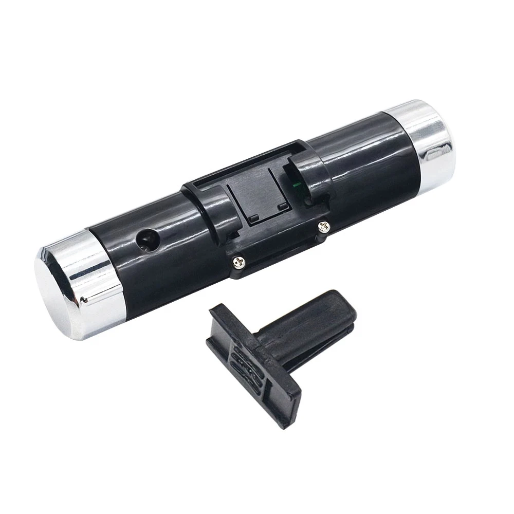 

LCD Clock Portable 2 in 1 Temperature Thermometer with Clip Electronic Car Digital Time Blue Backlight