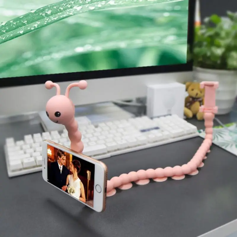 Алюминиевый Сплав милый гусеница мягкие кронштейн Caterpillar штатив с держателем для