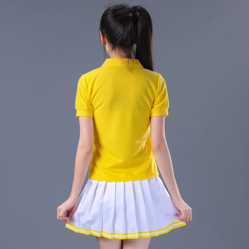 Костюм Болельщицы одежда для футбола регби баскетбола девочек чирлидинга