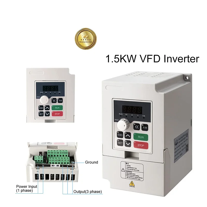 

New CNC 1.5kw 220v/110v Square Air Cooling Spindle ER11 1500W Air-cooled Milling Spindle + 1.5KW VFD Inverter + 13pcs/set ER11