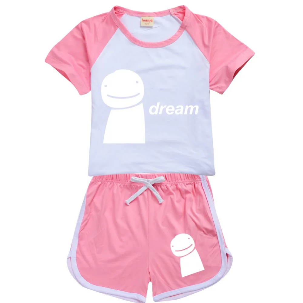 New Dream Game 3D T-Shirt shorts Sets Toddler Boys Girls Kids Summer Children Anime Short Sets Cartoon Casual 2-16T images - 6