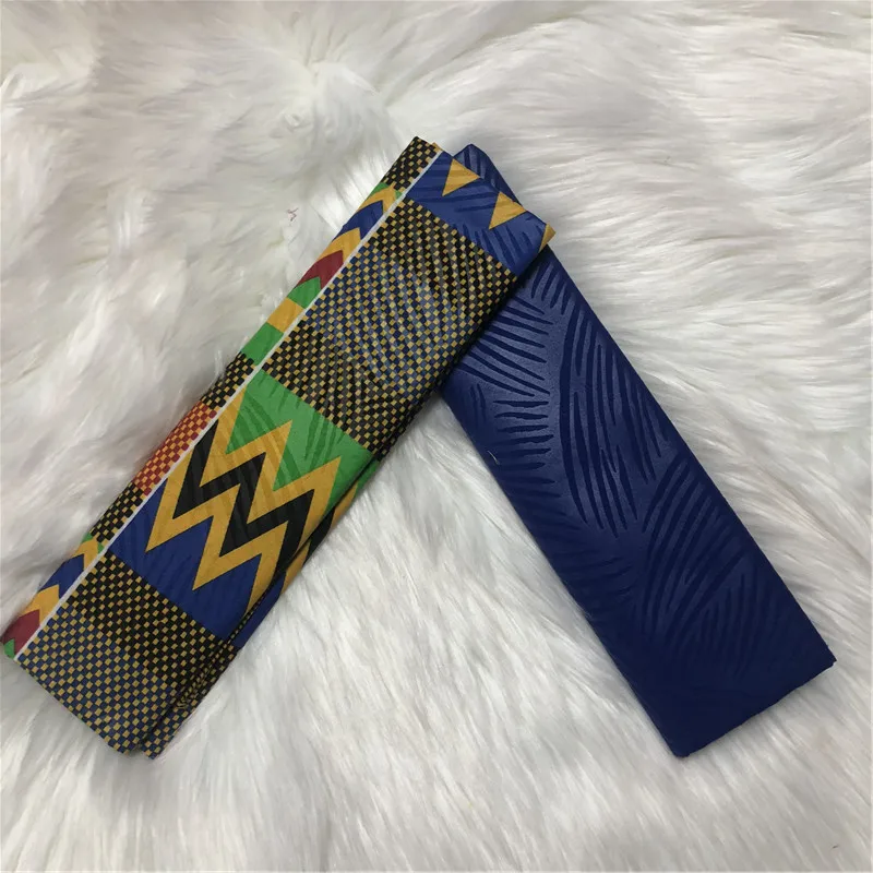 Новый стиль 2019 ткань для воска Анкары kente 4 Ярда воск модная принты восковая