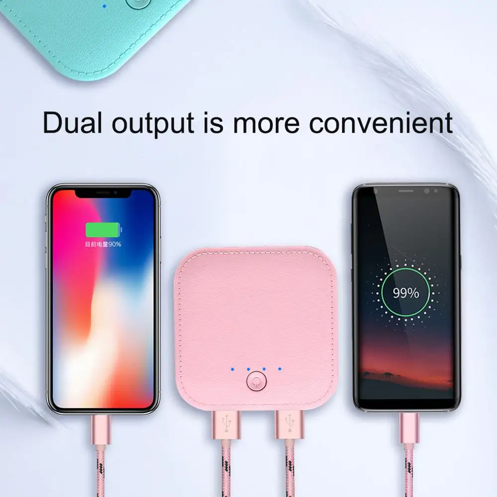 Внешний аккумулятор 20000 мАч двойной Usb внешний для мобильного телефона быстрая